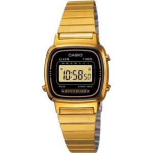 CASIO VINTAGE ICONIC MINI STEEL - GOLD BLACK (LA-670WGA-1DF) Women WATCHES