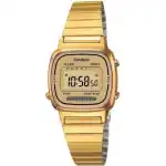 Casio Vintage Iconic Mini Steel - Full Gold (LA-670WGA-9DF) Women WATCHES