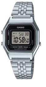 Casio Vintage Iconic Lady Steel - Black (LA-680WEA-1EF) Unisex Watch