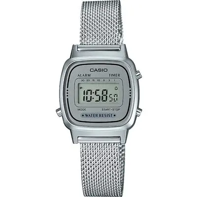 Casio Vintage Iconic Mini Steel Silver Mesh (LA670WEM-7EF) Unisex WATCHES