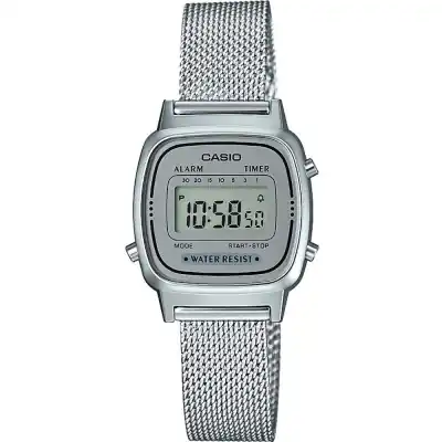 Casio Vintage Iconic Mini Steel Silver Mesh (LA670WEM-7EF) Unisex WATCHES