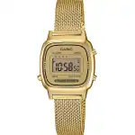 Casio Vintage Iconic Mini Steel - Gold Mesh (LA670WEMY-9EF) Women WATCHES