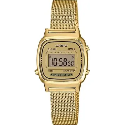 Casio Vintage Iconic Mini Steel - Gold Mesh (LA670WEMY-9EF) Women WATCHES