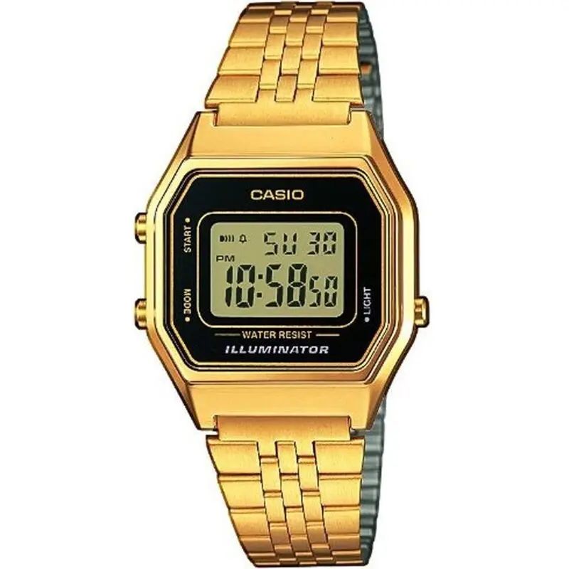 Casio Vintage Iconic Lady Gold - Black (LA680WEGA-1ER) Unisex WATCHES