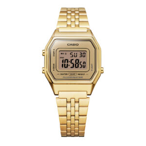 Casio Vintage iconic Women's gold Watch (la680wega-9er)