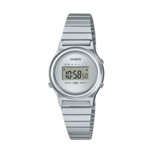 Casio Vintage Mini Collection Slim Round - Silver (LA700WE-7AEF) Women's Watch