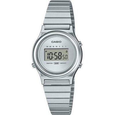 Casio Vintage Mini Collection Slim Round - Silver (LA700WE-7AEF) Women WATCHES