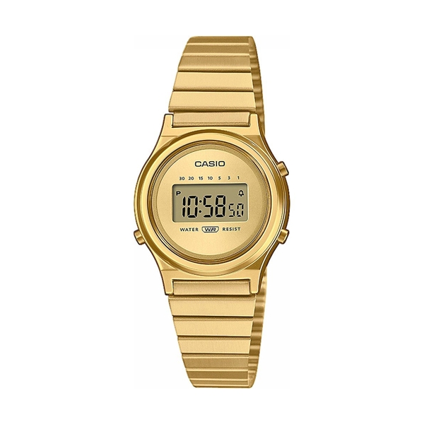 Casio Vintage Mini Collection Slim Round - Gold (LA700WEG-9AEF) Women's Watch