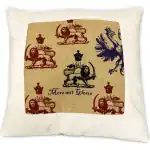 Cuscini Letterari - Copricuscino In Juta Lavata / Cotton Pillow Case E Juta Lavata Mors Aut Gloria - Size 40x40cm (LATINORUM-JC-12) Unisex FASHION ACCESSORIES