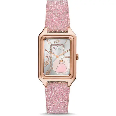 Fossil The Wizard of Oz Limited Edition Fabric Strap Silver Dial Quartz LE1199 Women's Watch