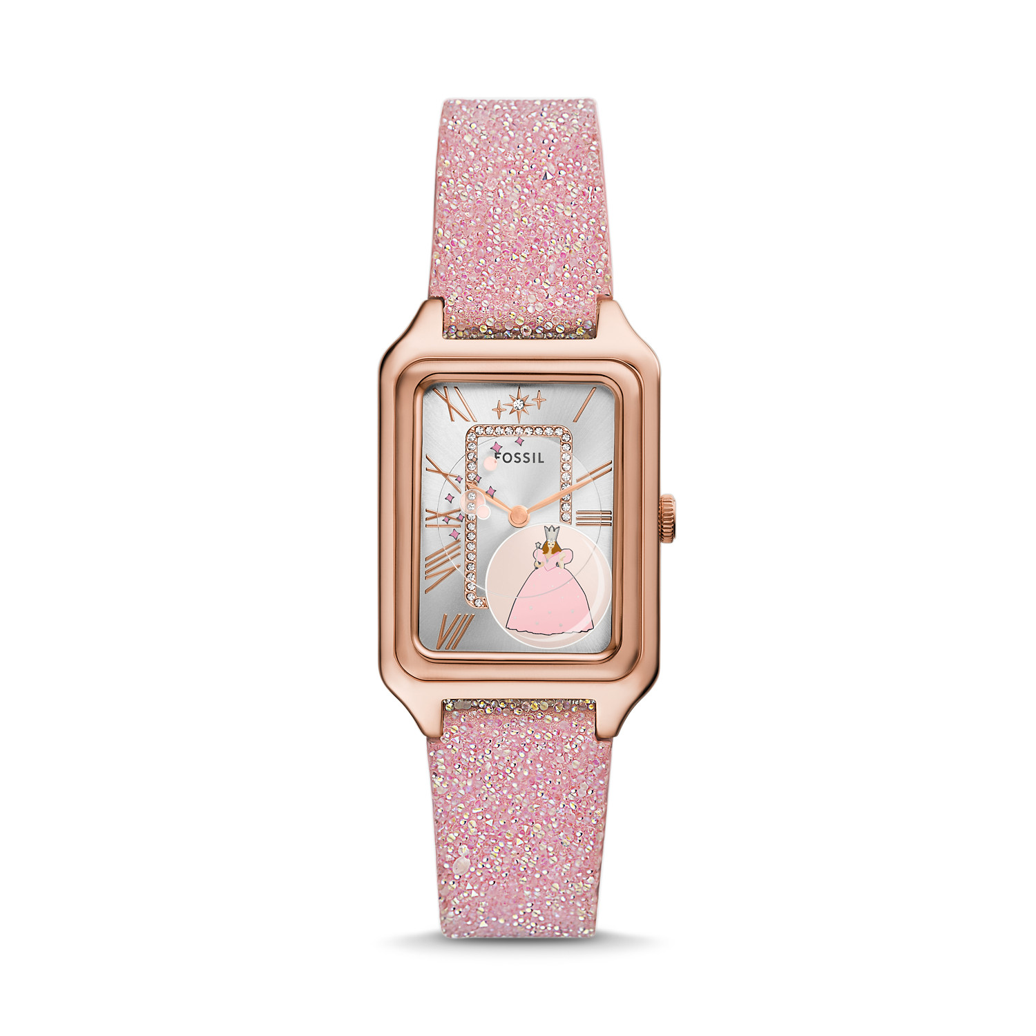 Fossil The Wizard of Oz Limited Edition Fabric Strap Silver Dial Quartz LE1199 Women's Watch