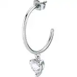 La Petite Story Single Steel Earrings With Clear Crystal LPS02AQM26 For Women