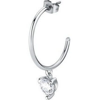 La Petite Story Single Steel Earrings With Clear Crystal LPS02AQM26 For Women