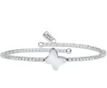 La Petite Story Brass And Zircon Bracelet With White Butterfly LPS05ASE05 For Women
