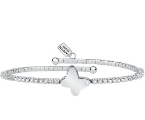 La Petite Story Brass And Zircon Bracelet With White Butterfly LPS05ASE05 For Women