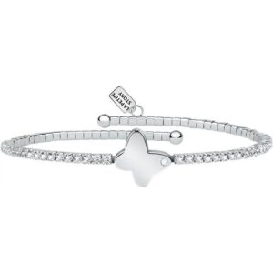 La Petite Story Brass And Zircon Bracelet With White Butterfly LPS05ASE05 For Women