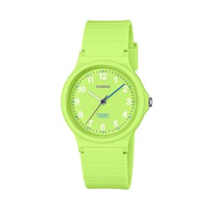 Casio Timeless Collection Pop - Bio Resin Strap - Lemon Green (LQ-24B-3BEF) Women's Watch