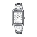 Casio Collection Tank - White (LTP-1234PD-7BEG) Women's Watch