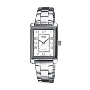 Casio Collection Tank - White (LTP-1234PD-7BEG) Women's Watch