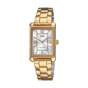 Casio Collection Tank Gold - Argentee (LTP-1234PG-7AEG) Women's Watch