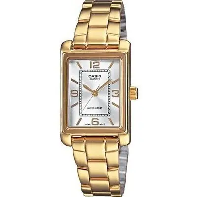 Casio Collection Tank Gold - Argentee (LTP-1234PG-7AEG) Women WATCHES
