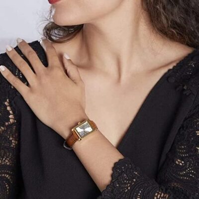Leather - Argentee (LTP-1234PGL-7AEG) Women WATCHES
