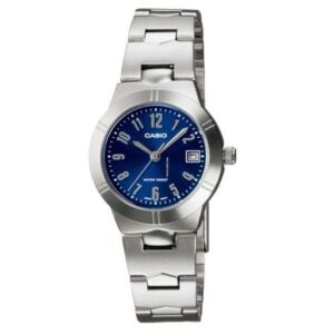 Casio Collection Lady Date - Blue (LTP-1241D-2A2DF) Women's Watch