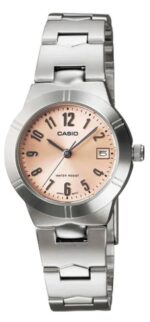 Casio Collection Lady Date - Antique Pink (LTP-1241D-4A3DF) Women's Watch