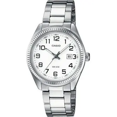Casio Collection Lady Date - White (LTP-1302PD-7BVEG) Women WATCHES