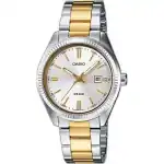 Casio Collection Lady Date - Two Tones (LTP-1302PSG-7AVEG) Women WATCHES