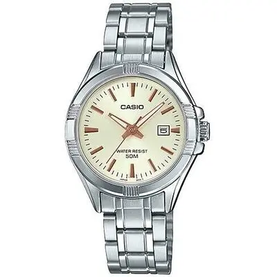 Casio Collection Lady Date - Champagne (LTP-1308D-9AVDF) Women WATCHES