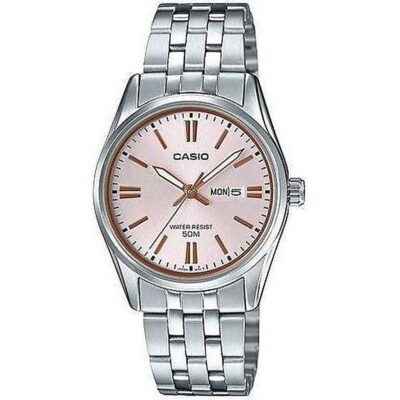 Casio Collection Lady Day & Date - Antique Pink (LTP-1335D-4AVDF) Women WATCHES