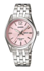 Casio Collection Lady Day & Date - Pink (LTP-1335D-5AVDF) Women's Watch