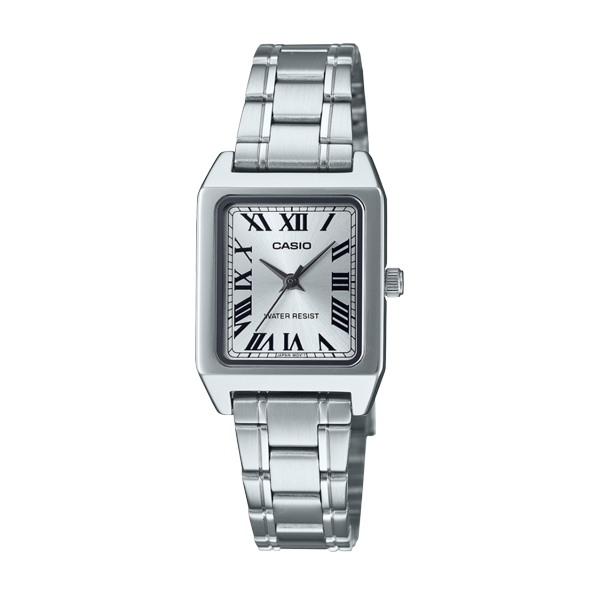 Casio Collection Tank - Silver (LTP-B150D-7BEF) Women's Watch