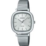 Casio Collection Date Square - Silver (LTP-B166D-7AVEF) Women WATCHES