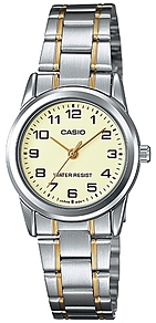 Casio Collection Lady 3h - Champagne (LTP-V001SG-9BUDF) Women's Watch