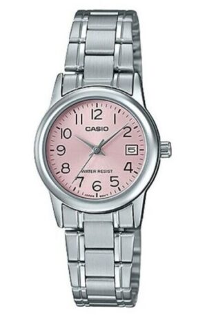 Casio Collection Lady Date - Pink (LTP-V002D-4BUDF) Women's Watch