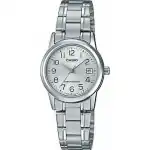 Casio Collection Lady Date - Silver (LTP-V002D-7BUDF) Women WATCHES