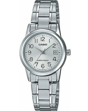 Casio Collection Lady Date - Silver (LTP-V002D-7BUDF) Women's Watch