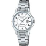 Casio Collection Lady Date - White (LTP-V004D-7BUDF) Women WATCHES