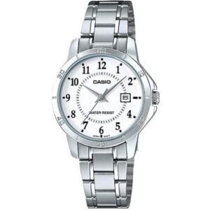 Casio Collection Lady Date - White (LTP-V004D-7BUDF) Women WATCHES
