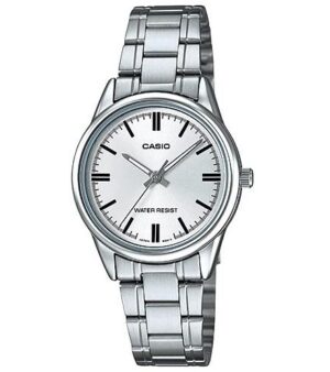 Casio Collection Only Time Lady - White (LTP-V005D-7AUDF) Women's Watch