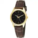 Casio Collection Only Time Lady Leather - Black (LTP-V005GL-1BUDF) Women WATCHES