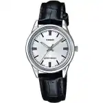 Casio Collection Only Time Lady Leather - White (LTP-V005L-7AUDF) Women WATCHES