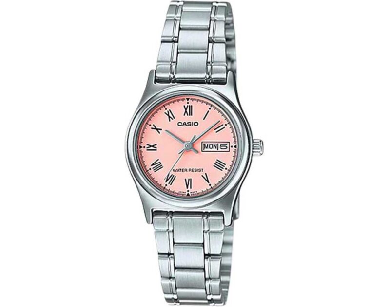 Casio Collection Lady Day&date - Pink (LTP-V006D-4BUDF) Women's Watch