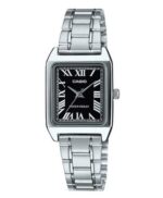 Casio Collection Tank. Metal Alloy - Black (LTP-V007D-1BUDF) Women's Watch