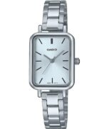 Casio Collection Tank - Silver (LTP-V009D-2EUDF) Women's Watch