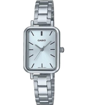 Casio Collection Tank - Silver (LTP-V009D-2EUDF) Women's Watch