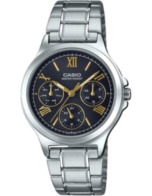 Casio Collection Lady Multifunction - Black (LTP-V300D-1A2UDF) Women's Watch