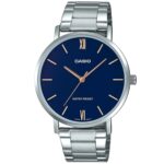 Casio Collection Minimal - Petrol Blue (LTP-VT01D-2BUDF) Women's Watch